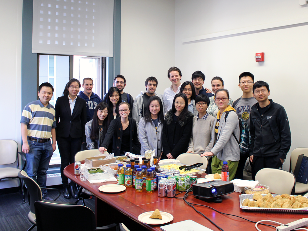 Back row: Cheng Lyu, Mo Zhou, Dean Grosbard, Salar Fattahi, Alfonso Andres Lobos Ruiz, Quico Spaen, Kevin Li, Tugce Gurek, Wei Qi, Sheng Liu
Front row: Dimin Xu, Shiman Ding, Amber Richter, Xu Rao, Mengyu Li, Haoyang Cao, Yiwen Tang, Junyu Cao