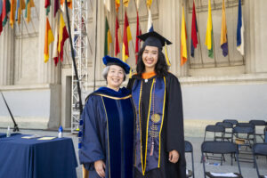Photo of Paige Destiny Lyles with Dean Tsu-Jae Liu